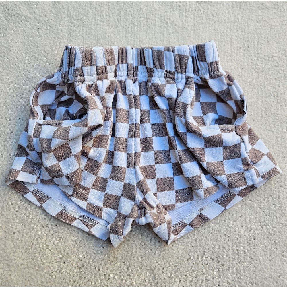 Brixton Phoenix Checkered Shorts Size 12-24 Months - Picture 4 of 7